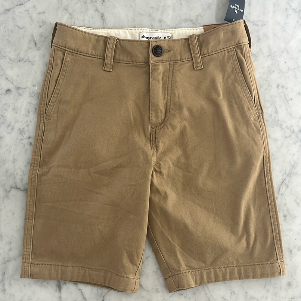Abercrombie Kids Classic Flat Front Shorts